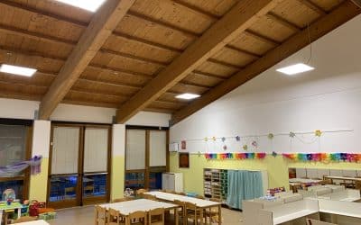 Più luce negli asili di Chiampo in provincia di Vicenza